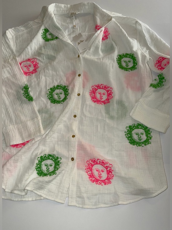 Lilly Pulitzer Other - Lilly Pulitzer Kwitney Long Sleeve Cover-Up